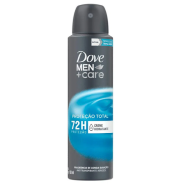 DESODORANTE DOVE MEN AEROSOL PROTECAO TOTAL 150ML