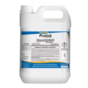 Detergente Enzimático 5 Enzimas Zymedet 5L c/04 Prolink Detergente Enzimático 5 Enzimas Zymedet 5L c/04 Prolink