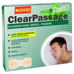 Dilatador Nasal Mentol P c/9 Clearpassage