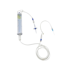 Equipo Dieta Parenteral Micro com Bureta INJ. LAT FILT AR+PARTIC LUER LOCK 150ML c/5 Biobase