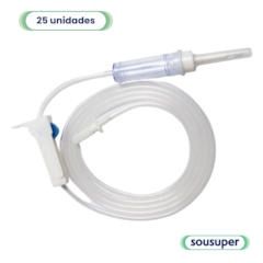 Equipo Macrogotas Simples Luer Slip 1,5m c/25 Medix