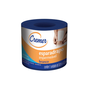 Esparadrapo 05cm x 4,5m c/12 Cremer