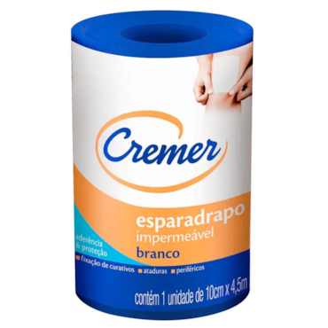 Esparadrapo Hipoalergênico 10cm x 4,5m c/72 Cremer