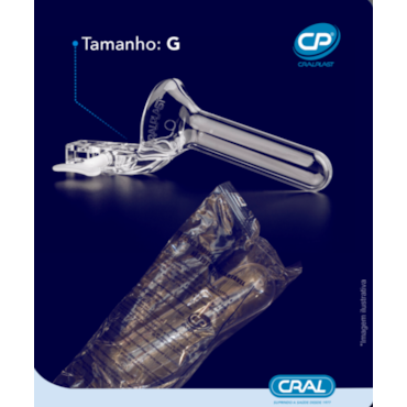 Espéculo Vaginal G Sem Lubrificante Não Estéril c/200 Cralplast Espéculo Vaginal G Sem Lubrificante Não Estéril c/200 Cralplast