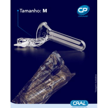 Espéculo Vaginal M Sem Lubrificante Não Estéril c/200 Cralplast Espéculo Vaginal M Sem Lubrificante Não Estéril c/200 Cralplast