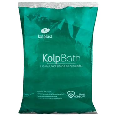 Esponja para Banho no Leito Kolpbath c/24 Kolplast Esponja para Banho no Leito Kolpbath c/24 Kolplast