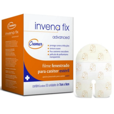 Filme Transparente sem Compressa 09x12 cx c/50 Ivena Fix Advanced Cremer Filme Transparente sem Compressa 09x12 cx c/50 Ivena Fix Advanced Cremer