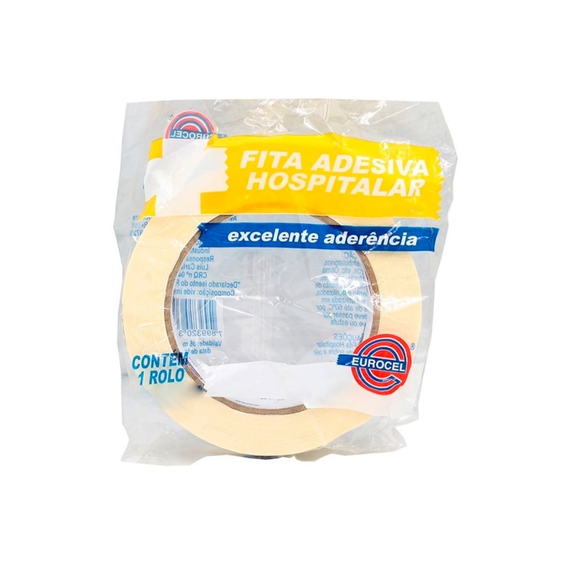 Fita Adesiva Hospitalar 19mm x 50m c/48 Eurocel - SouSuper
