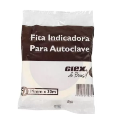 Fita Adesiva para Autoclave 19mm x 30m Rolo Ciex Fita Adesiva para Autoclave 19mm x 30m Rolo Ciex