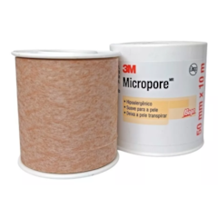 FITA MICROPORE 3M HIPOALERGÊNICA 50mm x 10m 1533 BEGE