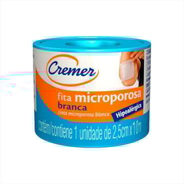 Fita Micropore Cremer 25mmx10m c/12 Fita Micropore Cremer 25mmx10m c/12