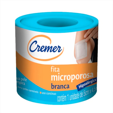 Fita Micropore Cremer 50mmx10m c/12 Procitex