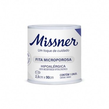 Fita Micropore Missner 25mmx90cm c/12