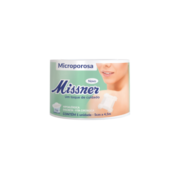 Fita Micropore Missner 50mmx4,5m c/6 Fita Micropore Missner 50mmx4,5m c/6