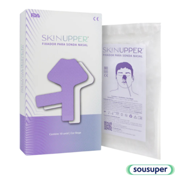 Fixador de Sonda Nasal Adulto Bege c/10 Skinupper Fixador de Sonda Nasal Adulto Bege c/10 Skinupper