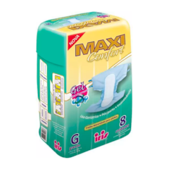 Fralda Adulto Maxi Confort G 68Un. Kit c/8 Pacotes