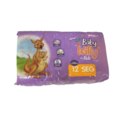 Fralda Descartável Infantil Baby Willy Exg 108Un Kit c/9 Pacotes