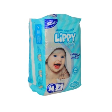 FRALDA DESCARTÁVEL INFANTIL Fralda Descartável Infantil P 160Un. Lippy Baby160un. LIPPY BABY