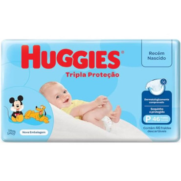 FRALDA HUGGIES TRIPLA PROTECAO P MEGA 46UN