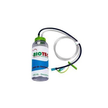 Frasco Aspiração de Secreção 1000ml c/1 Biotec