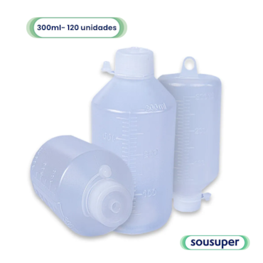 Frasco para Nutrição Enteral 300ml c/120 Frascolife Frasco para Nutrição Enteral 300ml c/120 Frascolife