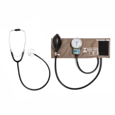 KIT APARELHO DE PRESSAO INFANTIL BEGE + ESTETOSCOPIO INFANTIL UNISSON PAMED KIT APARELHO DE PRESSAO INFANTIL BEGE + ESTETOSCOPIO INFANTIL UNISSON PAMED