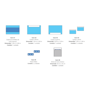 KIT CIRURGICO UNIVERSAL ESTERIL C/07 F08273-POLARFIX