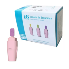 Lanceta de Segurança 28G c/100 Wiltex