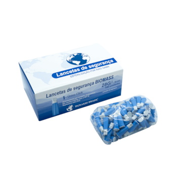 Lanceta de Segurança N.28 c/100 Biomass Lanceta de Segurança N.28 c/100 Biomass