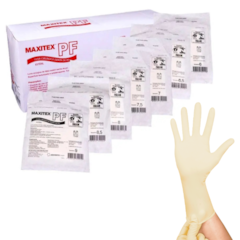 Luva Cirúrgica Estéril de Látex sem Pó 8,0 Maxitex