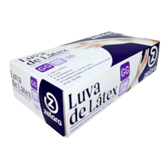 Luva de Látex com Pó GG c/100 Zelara