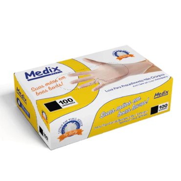 Luva para Procedimento Não Estéril Vinil G c/10cartuchos c/100 Medix Luva para Procedimento Não Estéril Vinil G c/10cartuchos c/100 Medix