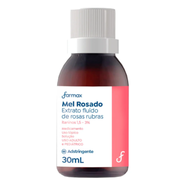 Mel Rosado Rosa Rubra 30ml Farmax Mel Rosado Rosa Rubra 30ml Farmax