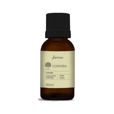 Óleo Corporal de Copaiba 30ml Farmax Óleo Corporal de Copaiba 30ml Farmax