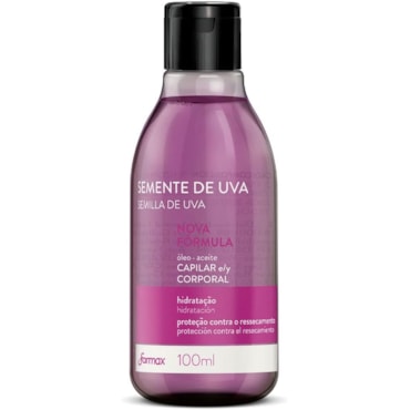 Óleo Corporal e Capilar Semente Uva 100ml Farmax Óleo Corporal e Capilar Semente Uva 100ml Farmax