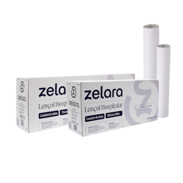 Papel Lençol 100% Celulose 70cm x 50m c/06 Zelara