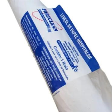 Papel Lençol 50cmx50M c/10 Branco Fortclean