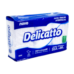 Papel Toalha Interfolha 22,5x20cm c/1000 Delicatto Anin