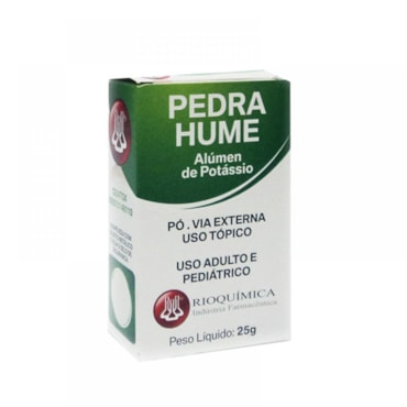 Pedra Hume 25G c/20 Rioquimica Pedra Hume 25G c/20 Rioquimica