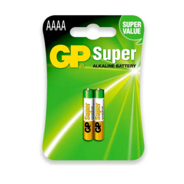 Pilha Super Alkaline AAA 1.5V c/2 GP