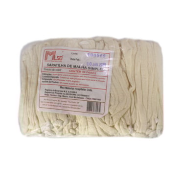 Propé Sapatilha de Malha Tecido com 50 Pares MSO Propé Sapatilha de Malha Tecido com 50 Pares MSO