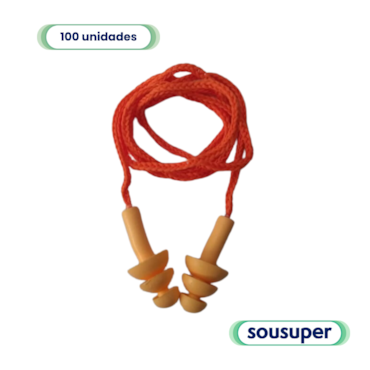 Protetor Auditivo de Silicone Plug c/100 Protect Quality Protetor Auditivo de Silicone Plug c/100 Protect Quality