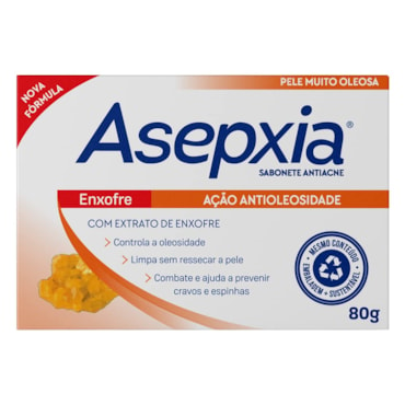 SABONETE ASEPXIA ENXOFRE 80 GR