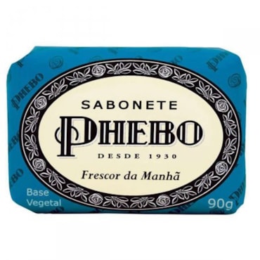 SABONETE DE GLICERINA PHEBO FRESCOR DA MANHÃ 90G SABONETE DE GLICERINA PHEBO FRESCOR DA MANHÃ 90G
