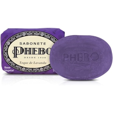 SABONETE DE GLICERINA PHEBO TOQUE DE LAVANDA 90G