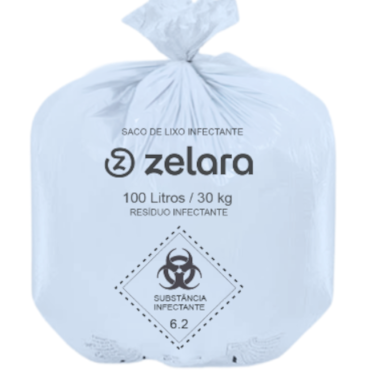 Saco de lixo infectante 100LT C/100 - ZELARA