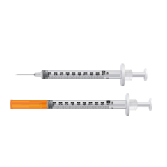 Seringa de Insulina 1,0CC C.Único AG.8MM(0,8X30) C/10X10(100 UNID)