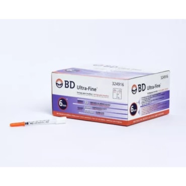 Seringa de Insulina Ultra Fine 0,3cc Agulha 6mm 10x10 BD Seringa de Insulina Ultra Fine 0,3cc Agulha 6mm 10x10 BD