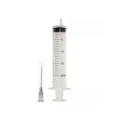 Seringa Descartável 20ml Luer Lock com Agulha 25x7 c/250 SR