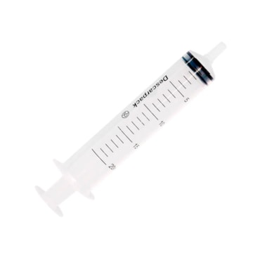 Seringa Descartável 20ml Luer Slip Bico Longo c/50 Descarpack Seringa Descartável 20ml Luer Slip Bico Longo c/50 Descarpack